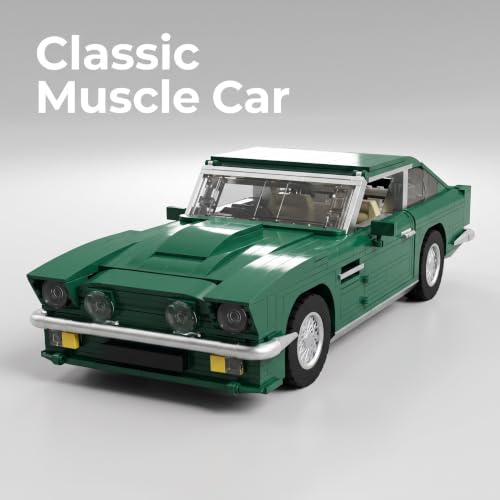 Classic Muscle Sports Racing Car Building Set (1253 Count)