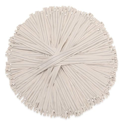 100 Pcs 22 Inch Nylon Invisible Zipper Bulk Conceal Zippers for Sewing Hidden Pillow Zippers for Fabric Craft Dress Pillow Tailor Garments Clothes Artisan Supply (100 Count)