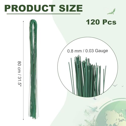 32 Inch 22 Gauge Floral Stem Wire (3 Count)