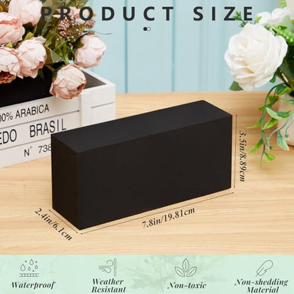 8 Pcs Reusable Floral Foam Blocks Water Weather Resistant Dry Floral Foam for Artificial Flower Arrangements Outdoor Flower Boxes Hanging Planters Wedding Home Decor