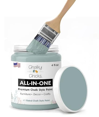 Stormy Seas 4 Fl Oz Chalk Paint for Furniture All in One