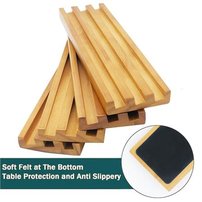 Wooden Domino Trays (8 Count)