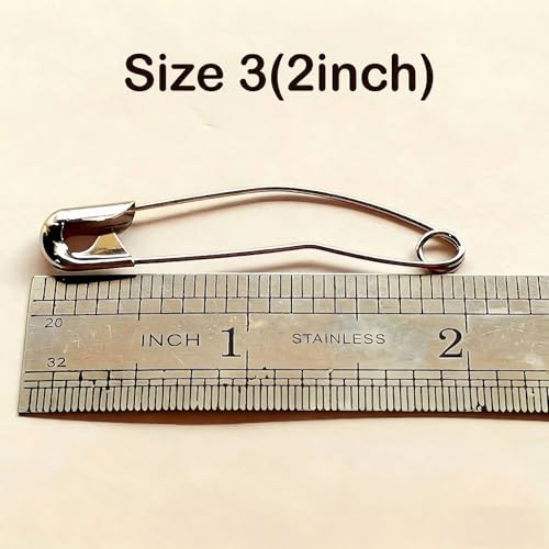 Curved Safety Pins for Quilting (50 Count)
