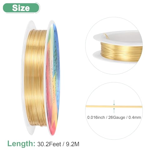 0.4 mm 26 Gauge Copper Wire for Jewelry Making