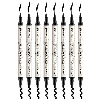 8 Pack Black Brush and Bold Dual (8 Count)