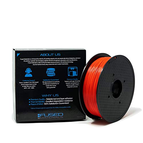 PLA Red 3D Printer Filament Fused Materials (35.27 Ounce)