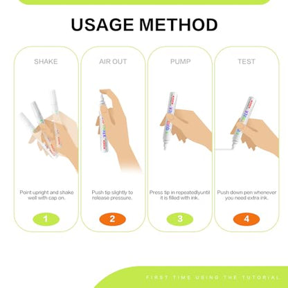 White Chalk Markers (5 Count)