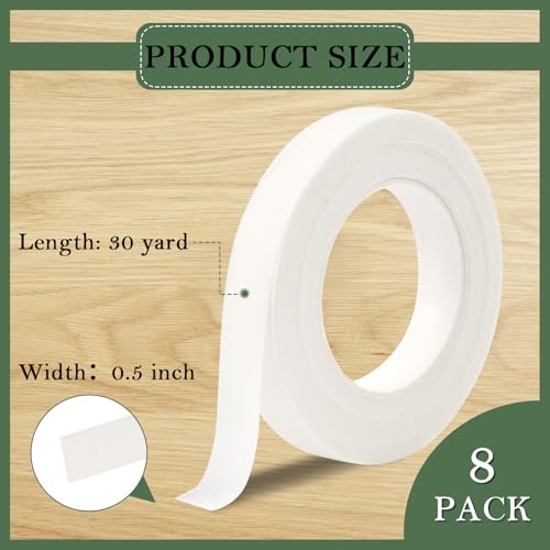 8 Rolls Floral Tape (720 Foot)