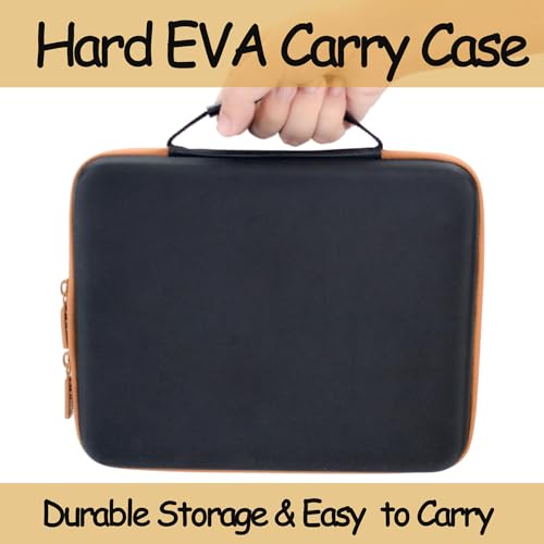 Dominos Set for Adults with 4 Domino Racks Double Six Dominoes Set in Portable Case with 4 Wooden Domino Holders in EVA Hard Case Sturdy and Easy to Carry Ideal Gift Present