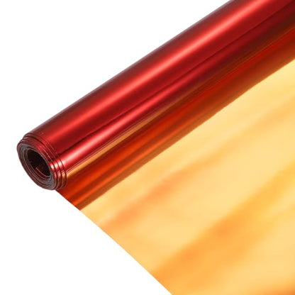 Holographic Clear PVC Vinyl Film Holographic PVC Fabric Waterproof Dichroic Film 12 x 48 Inch for Handbags Bows Earrings DIY Craft