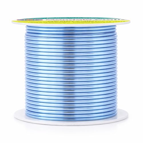 14 Gauge Ice Blue Anodized Aluminum Craft Wire