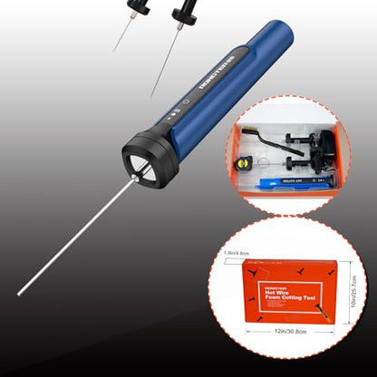 3-in-1 Hot Wire Foam Cutter, 662°F Styrofoam Cutter Kit, Blue