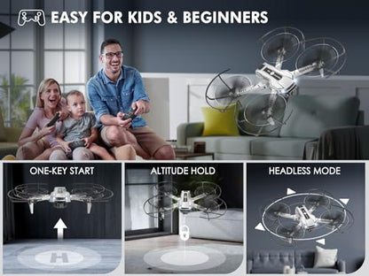 Mini Drone with Camera for Kids (2 Count (Battery))