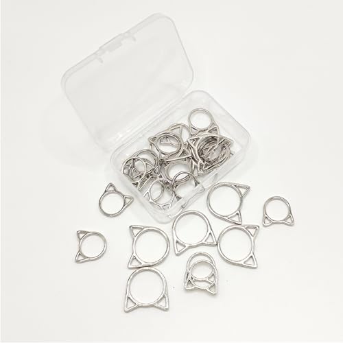 Cat Stitch Markers Cute Stitch Markers Metal Stitch Marker for Crocheting