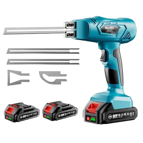 Cordless Foam Cutter with 2x21V 2000mAh Batteries
