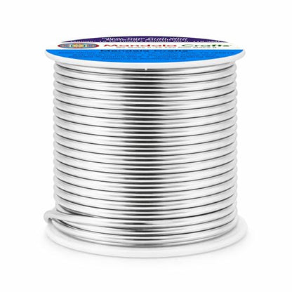 12 Gauge Silver Tone Anodized Aluminum Craft Wire (60 Foot)