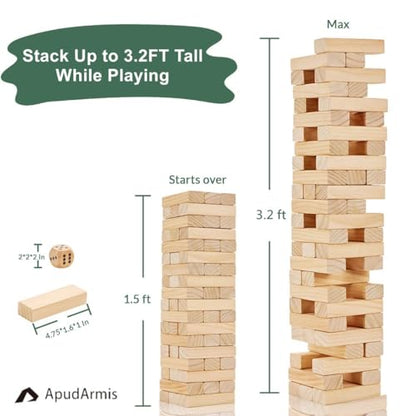 54 Pcs Tumble Tower