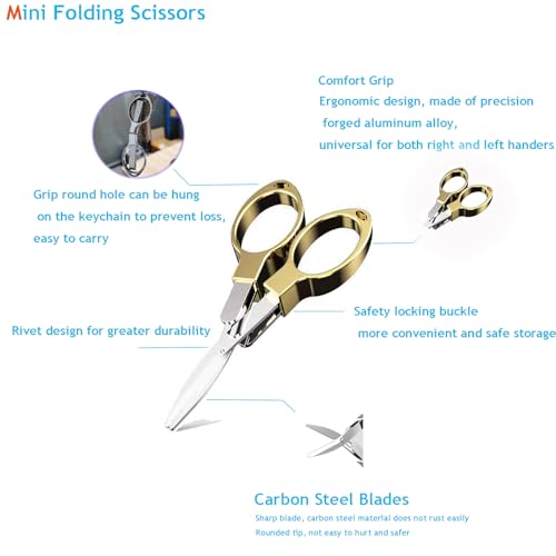 Mini Folding Scissors (2 Count)