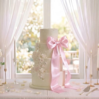 Light Pink Satin Ribbon 3 Inch x 10 Yards Double Faced