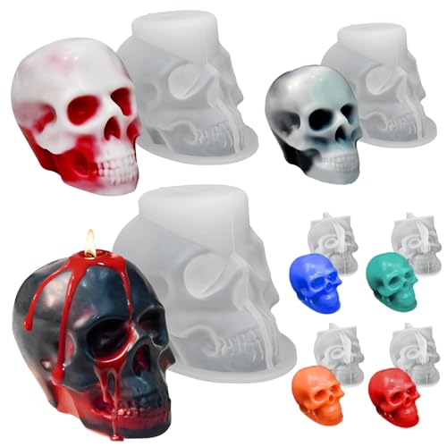 Resin Skull Molds (7 Count)