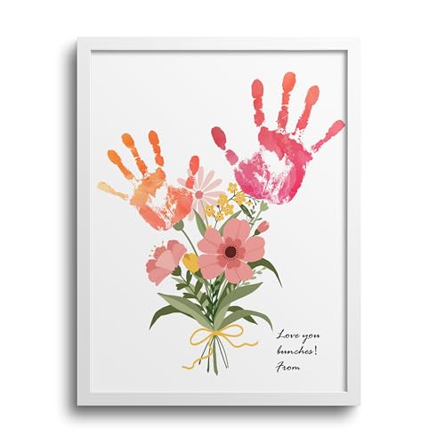 Flower Bouquet Handprint Art Craft DIY Kit