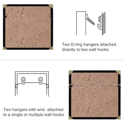 100 Pack Small Metal Triangle Ring Picture Hangers (100 Count)
