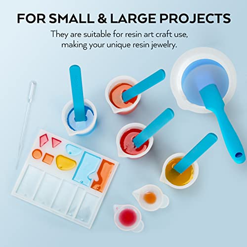 Silicone Resin Measuring Cups Tool Kit
