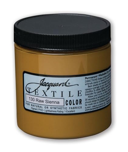 Textile Color Paint RAW Sienna (8 Fl Oz)