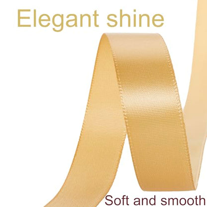 1 Inch Gold Ribbon 50Yards