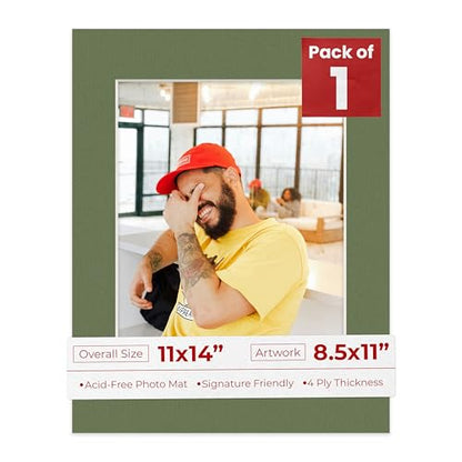 11x14 Mat for 8.5x11 Photo