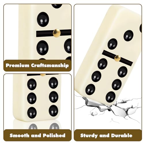 Double 6 Dominos Set for Adults