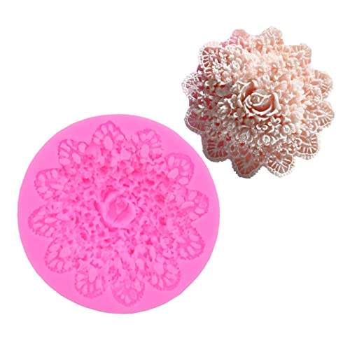 Lace Flower Silicone Mold for Candle