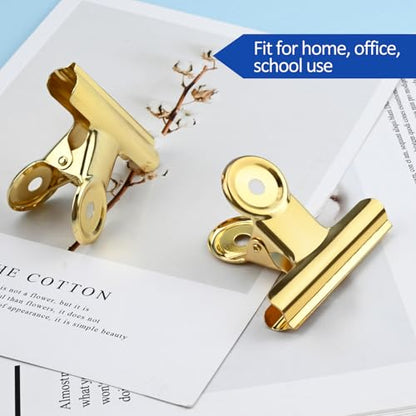 10 Pack Large Metal Hinge Clips 2.5 Inches Bull Hinge Paper Clips