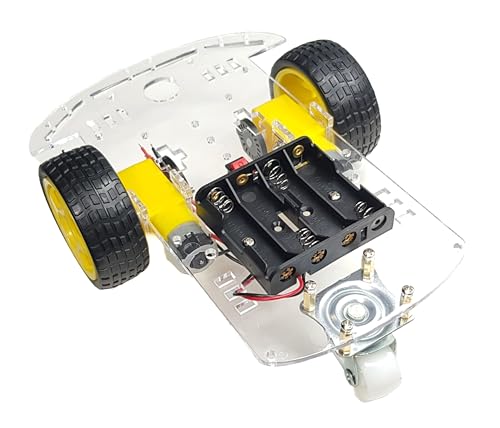 RC 2WD Car Chassis Kit with Motor Speed Encoder for Arduino