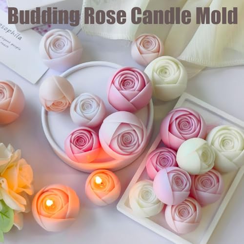 Rose Candle Mold (2 Count)
