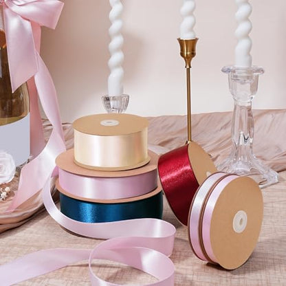 Light Pink Satin Ribbon 1.5 inch x 50 Yards