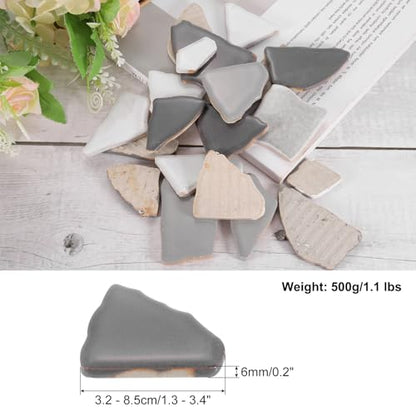 500g 1.1LB Irregular Ceramics Mosaic Tiles