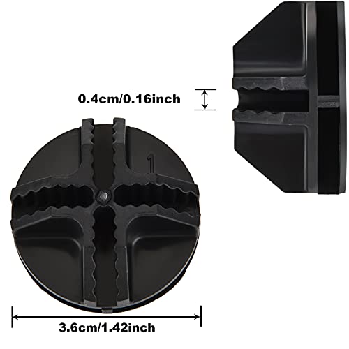 48 Pieces Cube Connectors Plastic Storage Wire Cube Organizer ABS Connectors for Modular Closet Storage Organizer and Wire Shelf (48 Count)