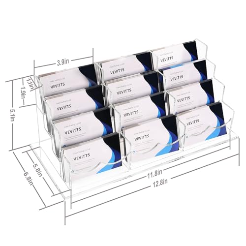 Business Acrylic Card Holder Display for Desk