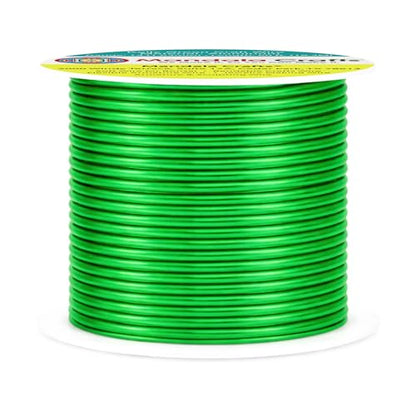 14 Gauge Kelly Green Anodized Aluminum Craft Wire