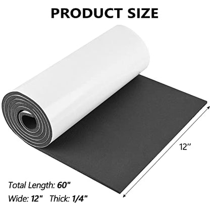 Sponge Neoprene Foam Rubber Sheet with Adhesive
