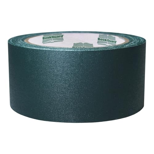 2 Inch Forest Green Book Repair Cloth Tape 15 Yard Roll