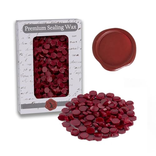 Burgundy Sealing Wax Beads (2 Ounce)