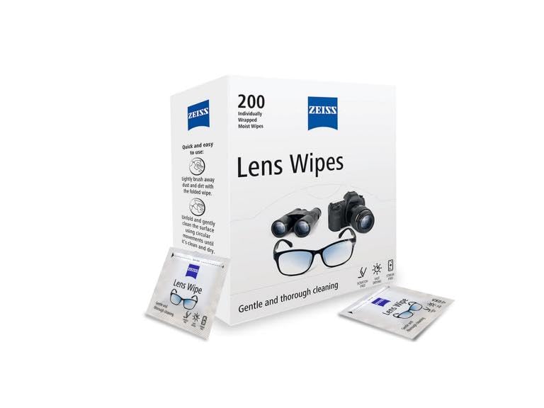 Pre Moistened Lens Cleaning Wipes (200 Count)