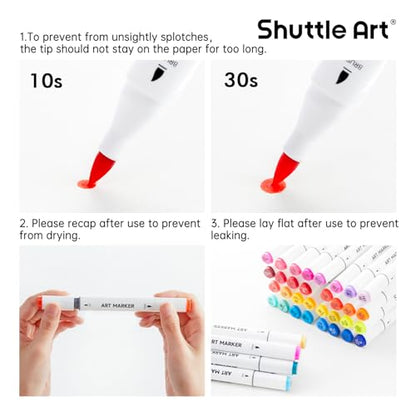 Brush Tip Alcohol Markers (121 Count)