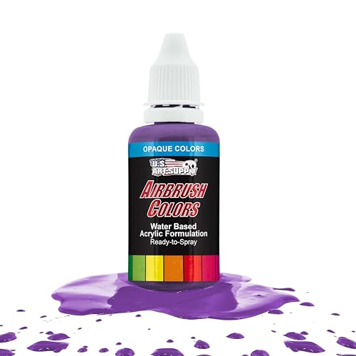 Opaque Deep Purple Acrylic Airbrush Paint