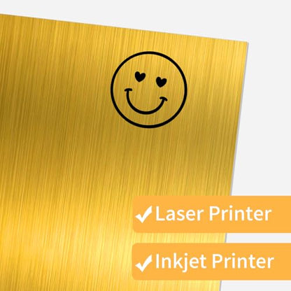 Gold Printable Sticker Paper