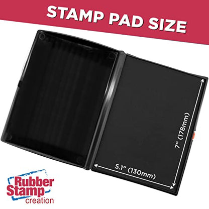 Large Premium Black Ink Stamp Pad