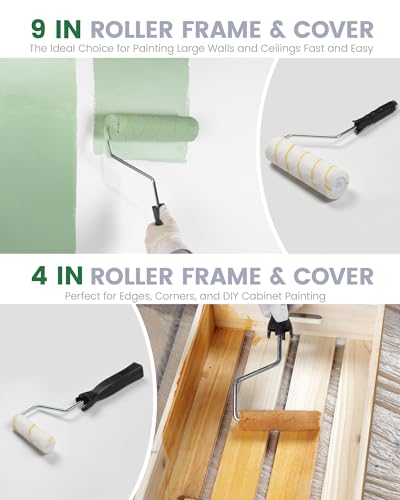 28PCS Paint Roller Kit with Extension Pole