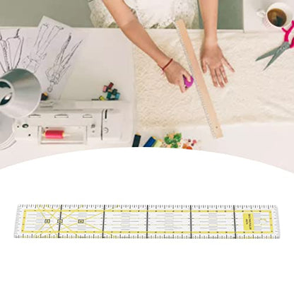 Sewing Ruler Acrylic Clear Ruler for Sewing